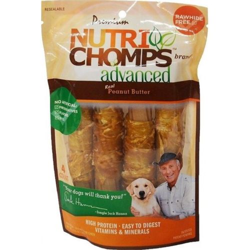 Nutri Chomps Advanced Twists Dog Treat Peanut Butter Flavor Nutri Chomps Advanced Twists Dog Treat Peanut Butter Flavor