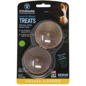 Starmark Lock and Block Treats Chicken Flavor Medium