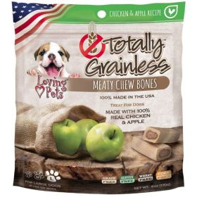 Loving Pets Totally Grainless Meaty Chew Bones Chicken & Apple