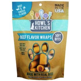 Howl's Kitchen Beef Flavor Wraps Soft Bites  Beef & Cheese Flavor