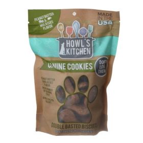 Howl's Kitchen Canine Cookies Double Basted Biscuits  Peanut Butter & Molasses Flavor