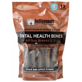 Indigenous Dental Health Bones  Duck & Apple Flavor