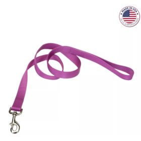 Coastal Pet Single (Option: Ply Nylon Dog Leash Orchid  6 feet x 3/8"W)