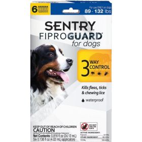 Sentry FiproGuard for Dogs (Option: Dogs 89132 lbs (6 Doses))